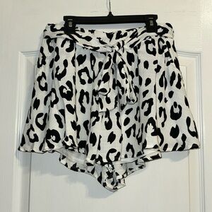 Leopard Print Shorts